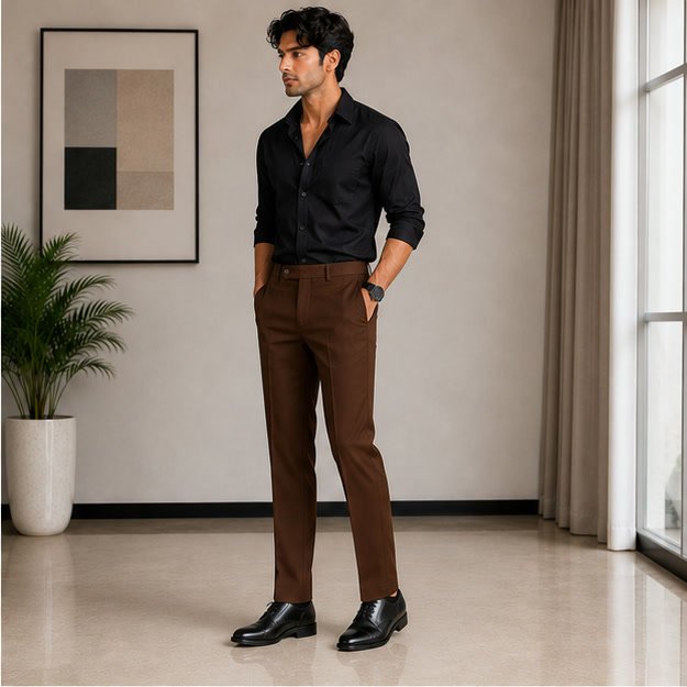 Daily Wear Formals — Chocolate Brown - Image 2
