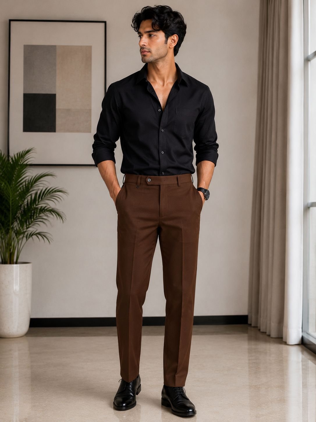 Daily Wear Formals — Maroon - Image 2