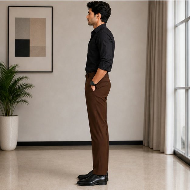 Daily Wear Formals — Chocolate Brown - Image 3
