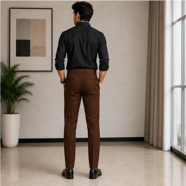 Daily Wear Formals — Chocolate Brown - Image 4
