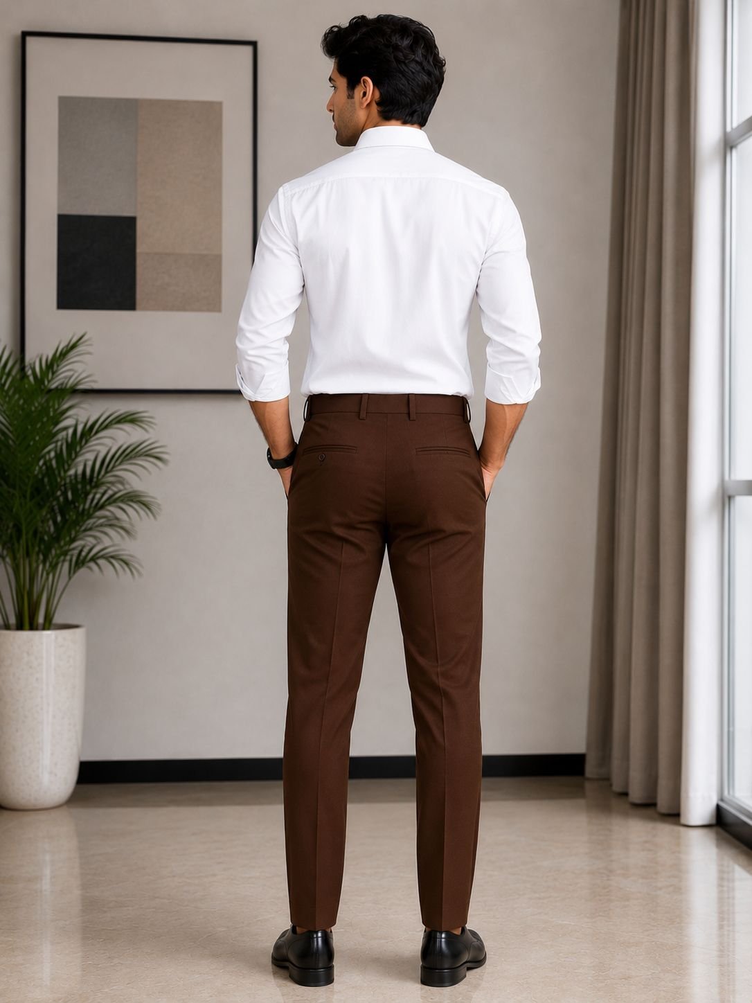 Daily Wear Formals — Maroon - Image 4