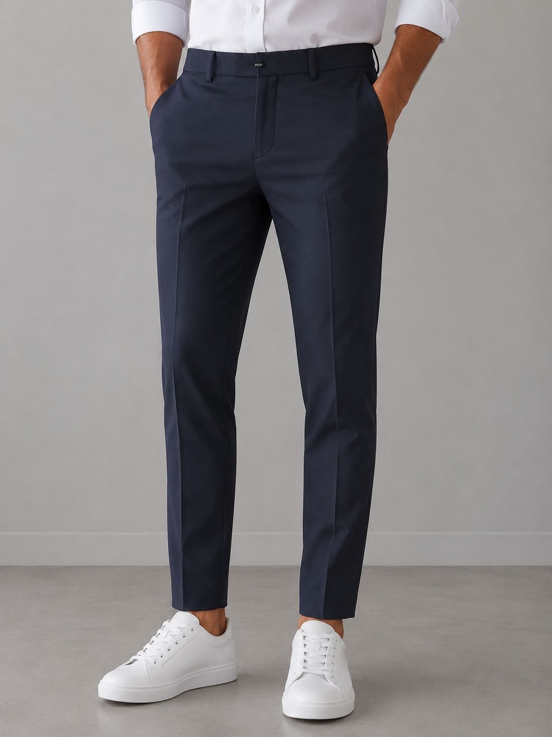 Premium Imported Fabric Formal Pant — Navy