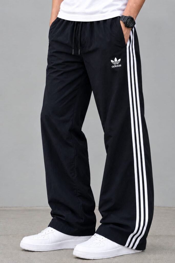 Baggy 3 Patti Track — Black