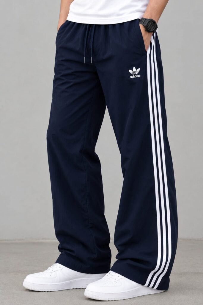 Baggy 3 Patti Track — Navy