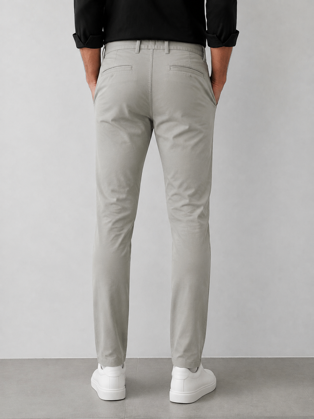 Cotton Pants — Stone Grey