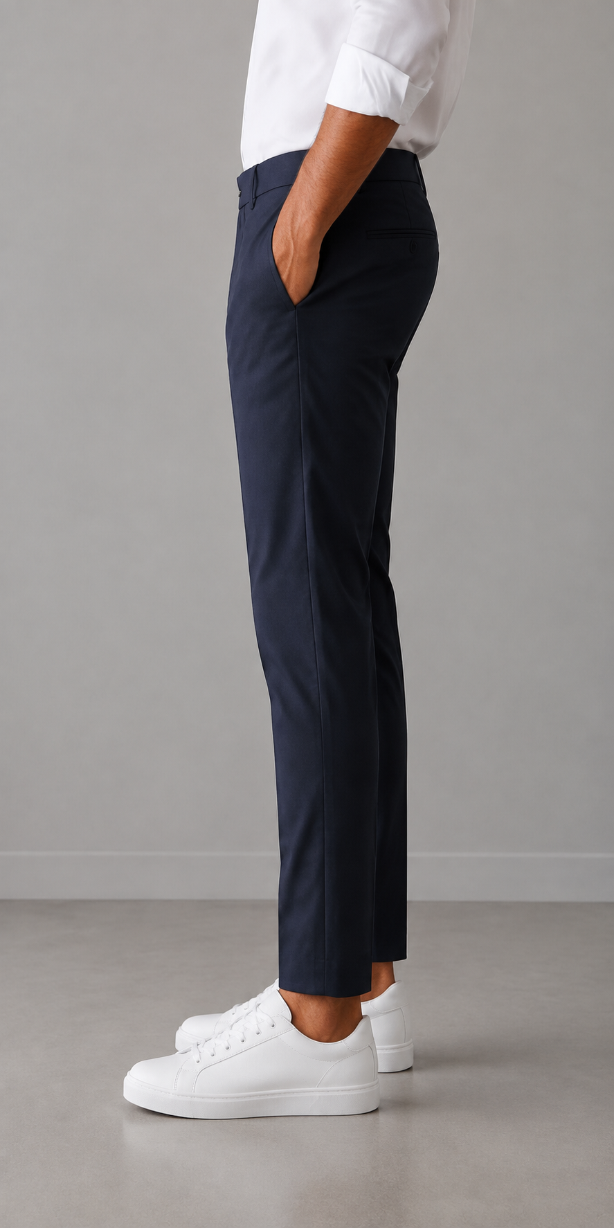 Premium Imported Fabric Formal Pant — Navy