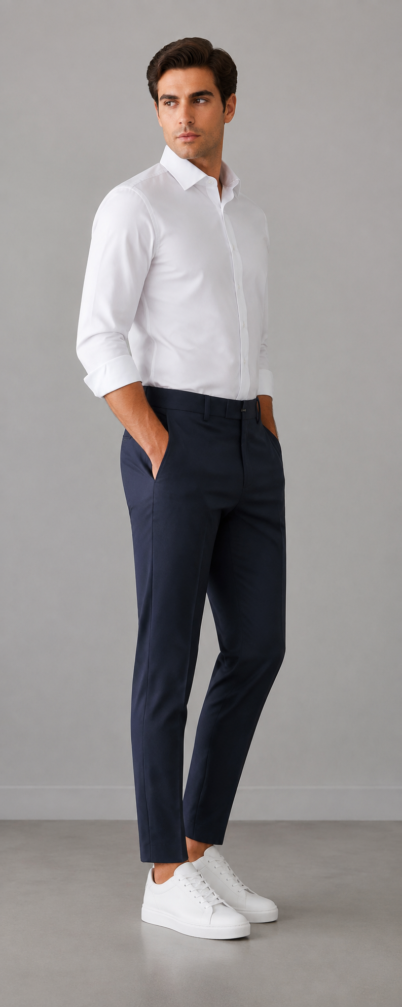Premium Imported Fabric Formal Pant — Navy